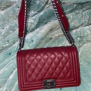 Maroon bag